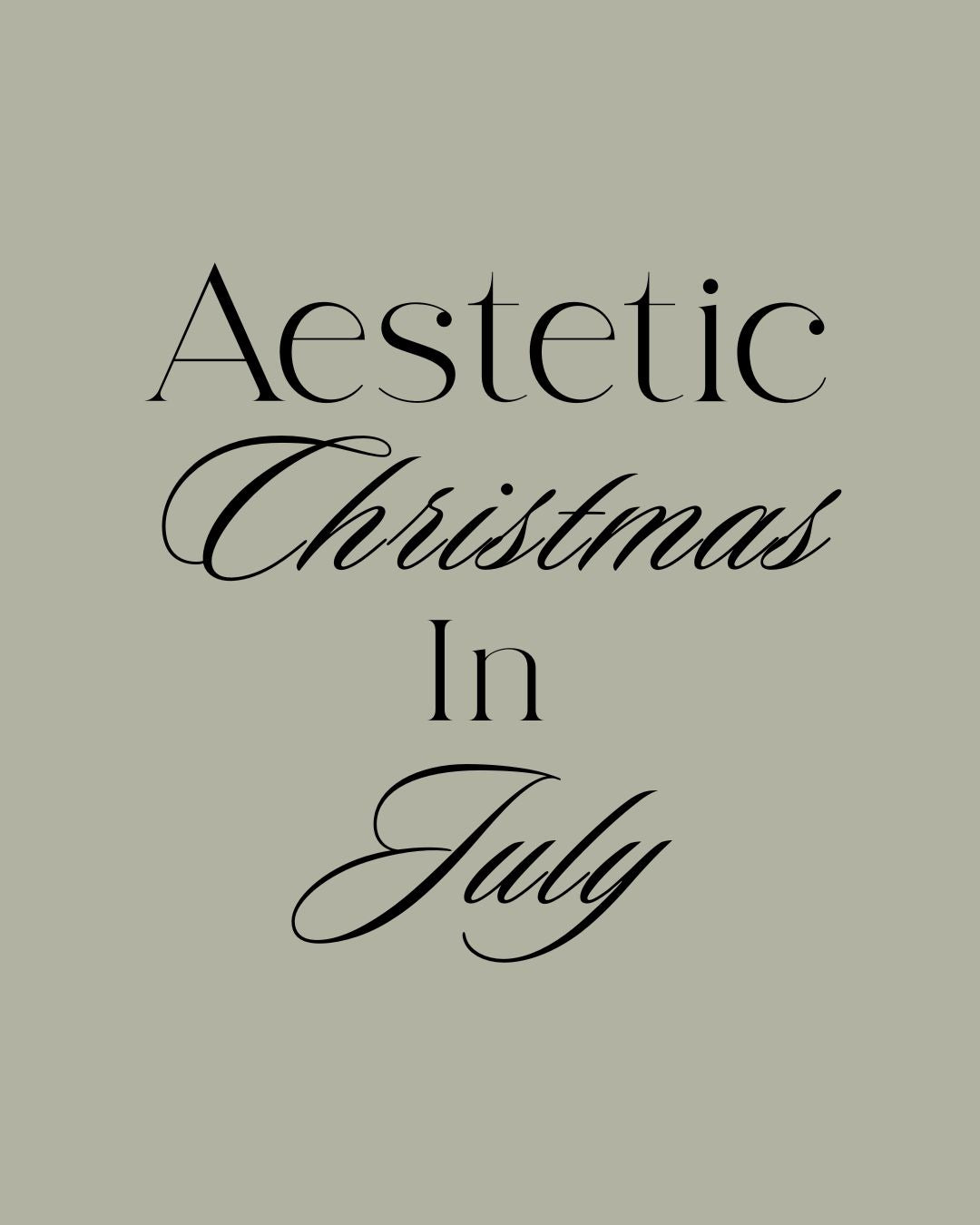 Christmas In July Ticket