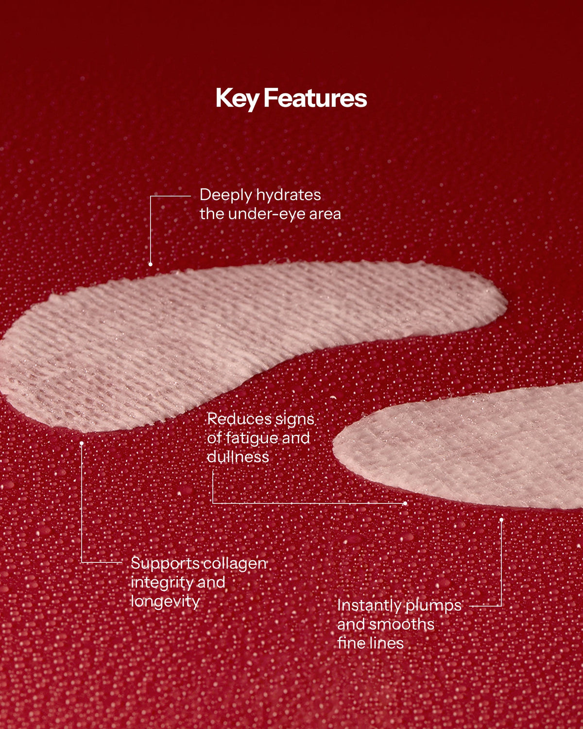 O Cosmedics No Baggage Native Collagen Eye Masks