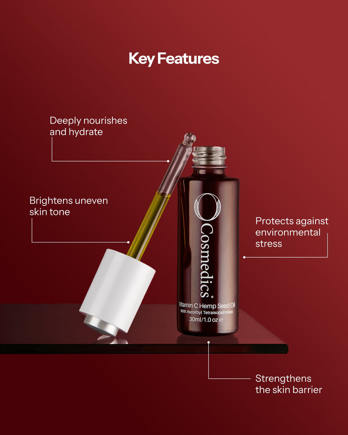 O Cosmedics Vitamin C Hemp Seed Oil