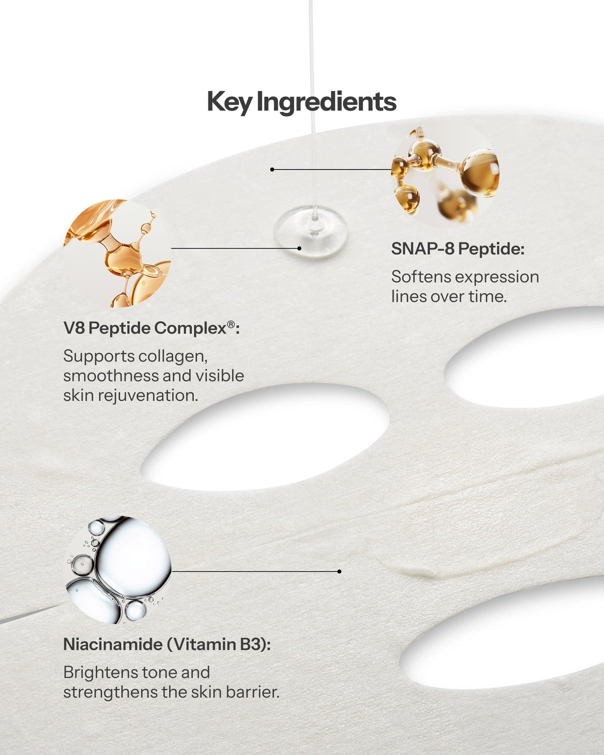 O Cosmedics V8 Peptide Sheet Mask