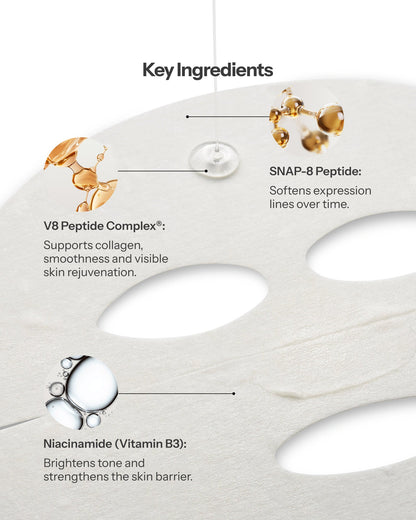O Cosmedics V8 Peptide Sheet Mask