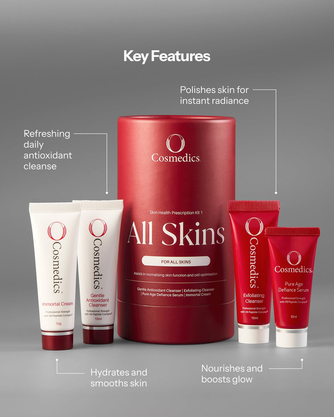 O Cosmedics Skin Health Kit 1 All Skins