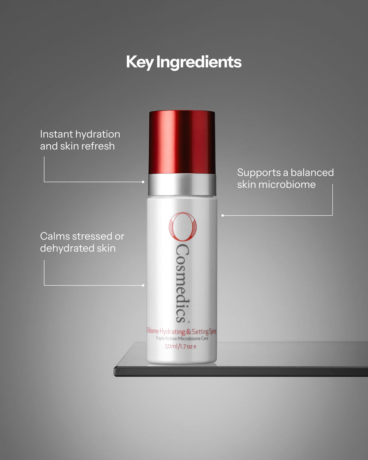 O Cosmedics O-Biome Hydrating &amp; Setting Spray