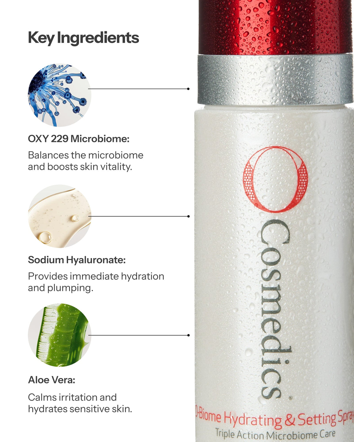 O Cosmedics O-Biome Hydrating &amp; Setting Spray