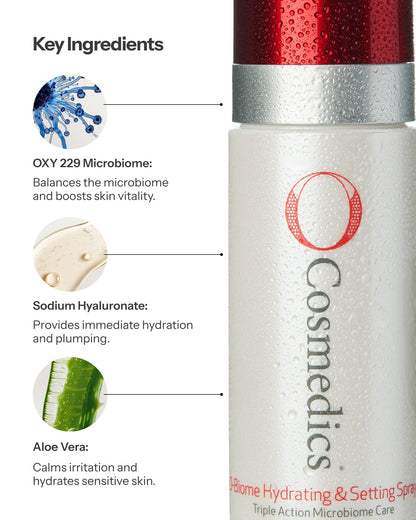 O Cosmedics O-Biome Hydrating &amp; Setting Spray
